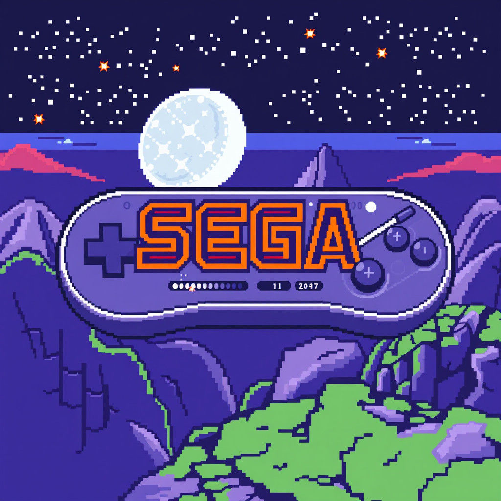 Sega Genesis Style Pixel Art