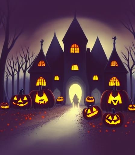 Ominous Autumn Park in Unreal Engine 5