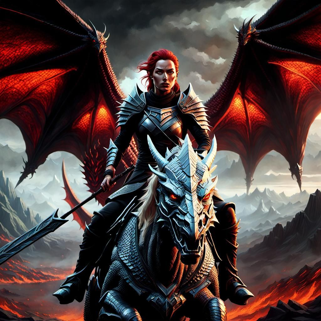 Flight of the Dragon Queen: Melonia's Epic Adventure in Middle Earth's Mordor