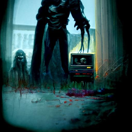 Sinister VHS Horror Scene