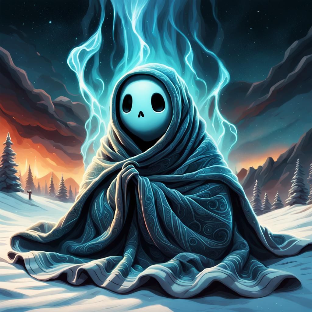 A freezing ghost