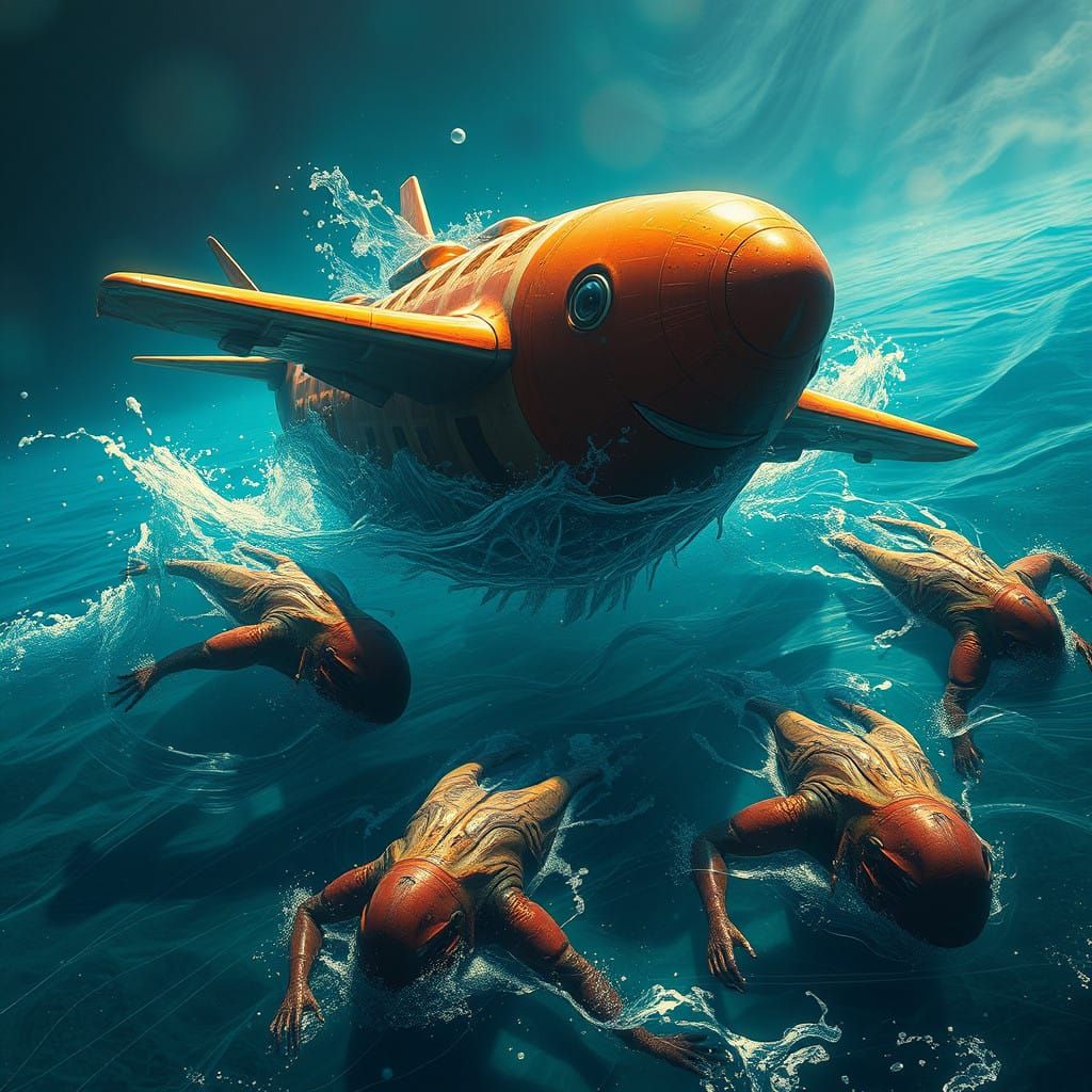 Flying sauser crashed