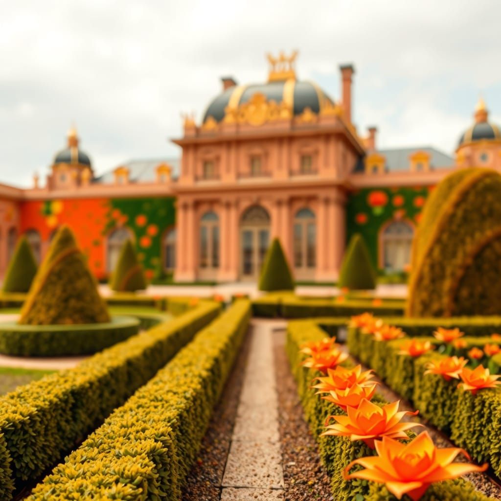 Versailles Origami Masterpiece in Vibrant Colors