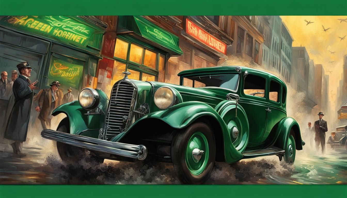 The Green Hornet: Hyperrealistic 1930s Crime Fighter