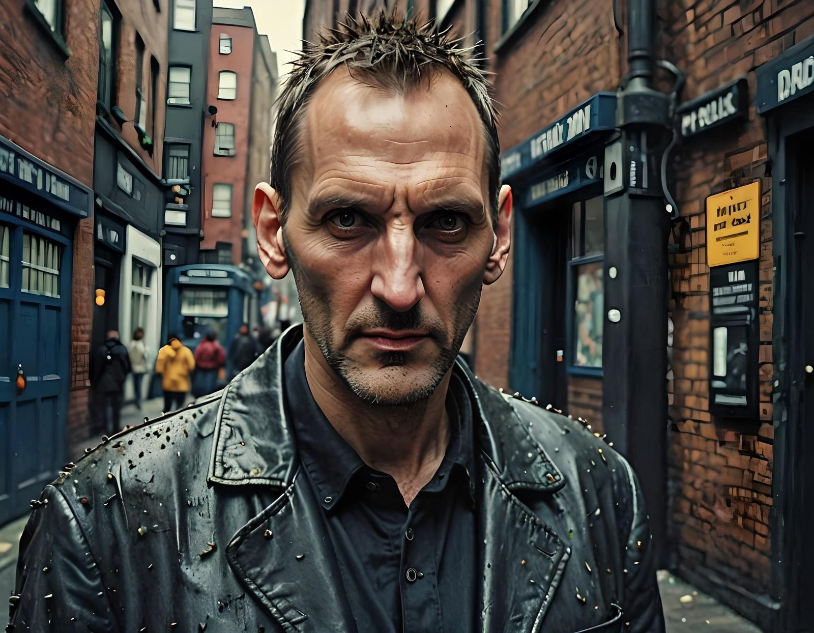 Christopher Eccleston as Doctor Who: Urbancore Portrait