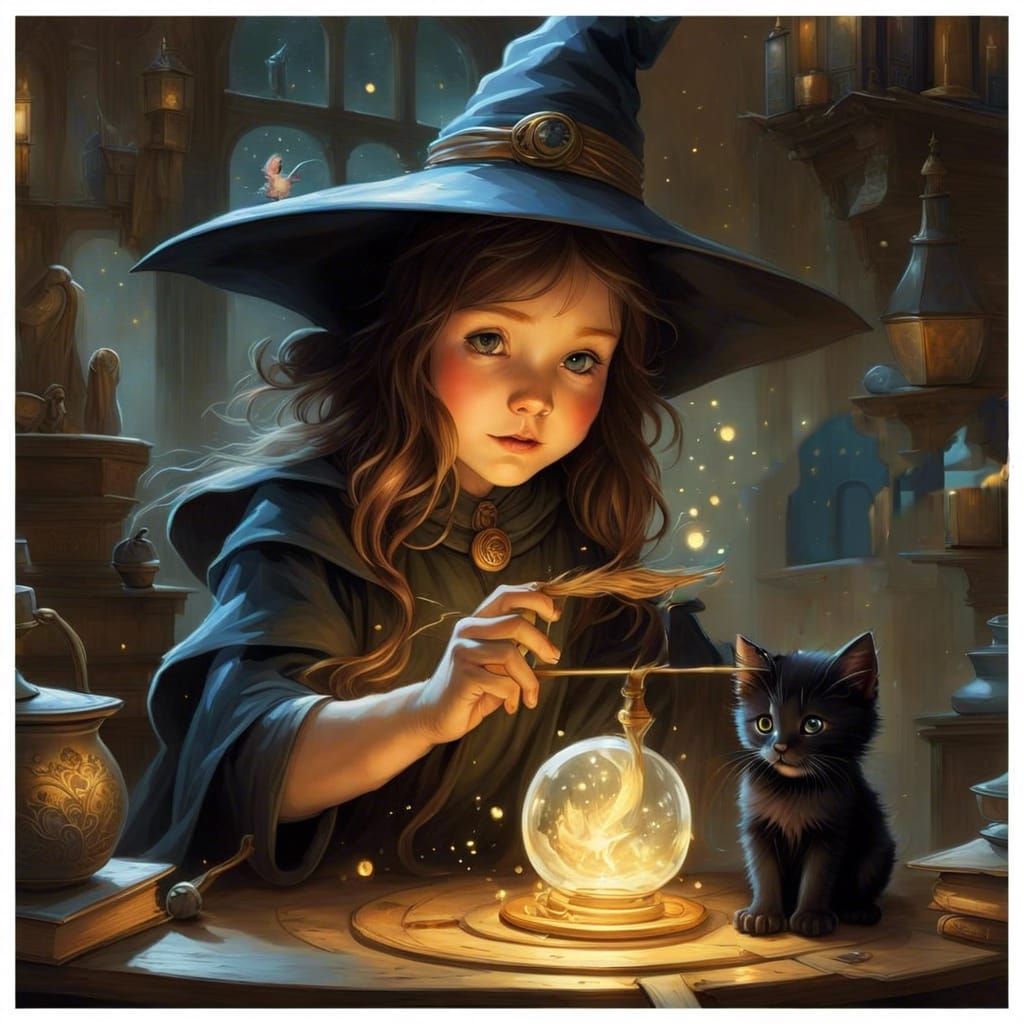 The Sorceress's apprentice...well you have got to start some where