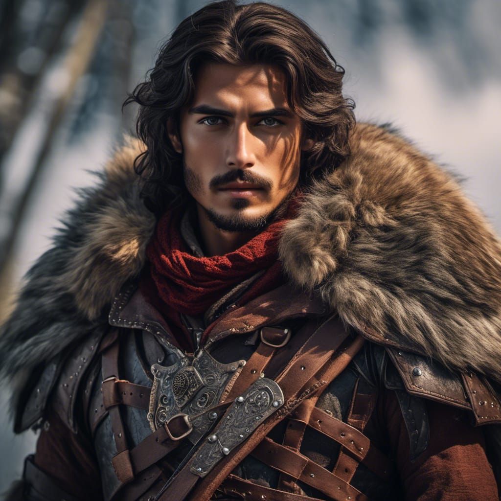 Detailed Medieval Adventurer Portrait