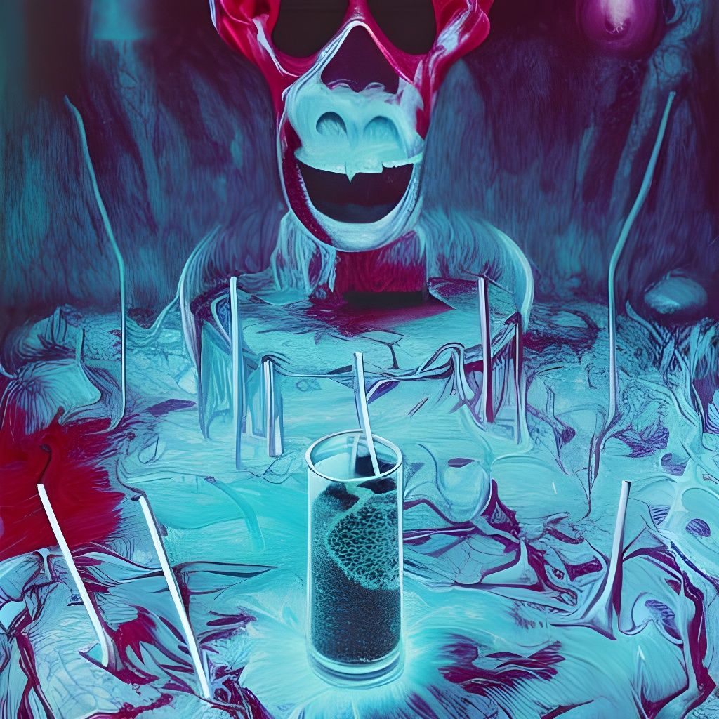 Sci-Fi Icy Fruit Smoothie Artwork