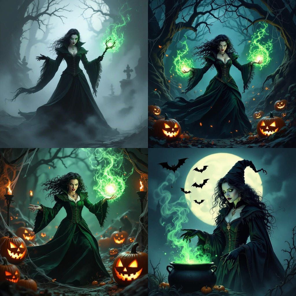Bellatrix Lestrange Conjures Halloween Magic