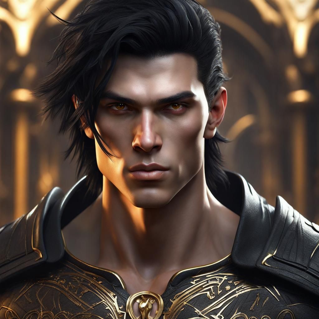Portrait young warrior