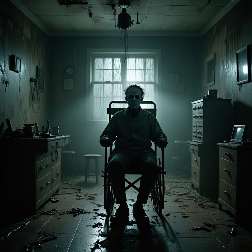 Dark Asylum Horror in a Gritty Cinematic Style
