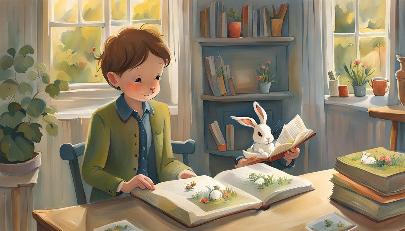 The storybook illustrations come alive and convert the reade...