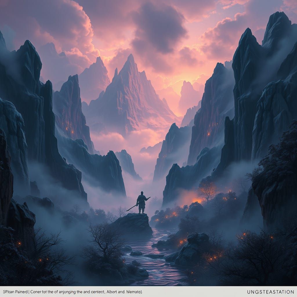 Mystical Realms in Soft Focus