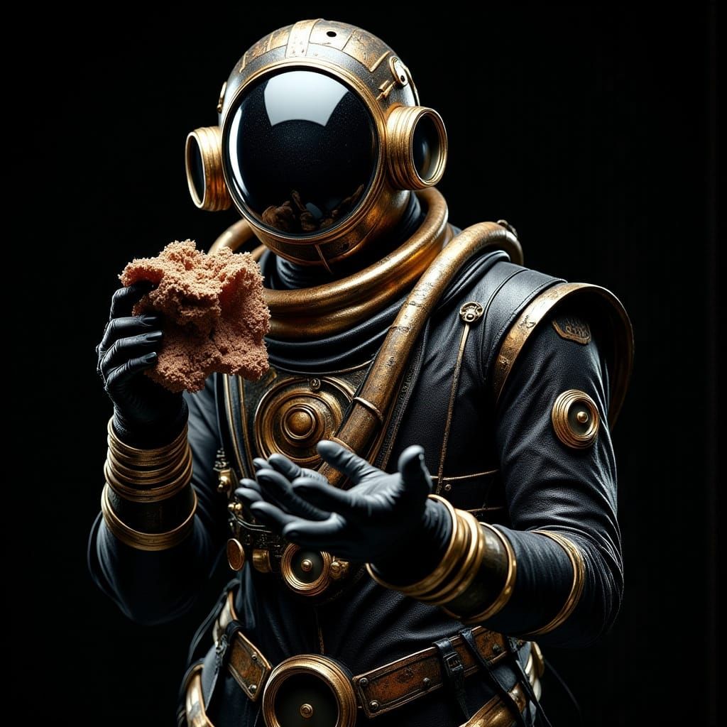 Vintage Divers Discover Sunken Treasure in Dark Fantasy