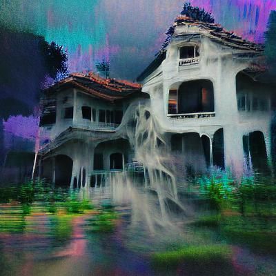 Eerie and Haunted Scene
