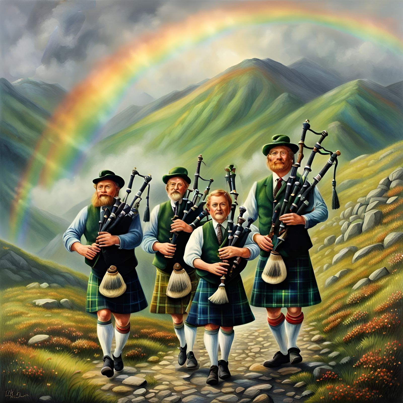 Plaid Skirts, Bagpipes and Rainbows...Oh, My!