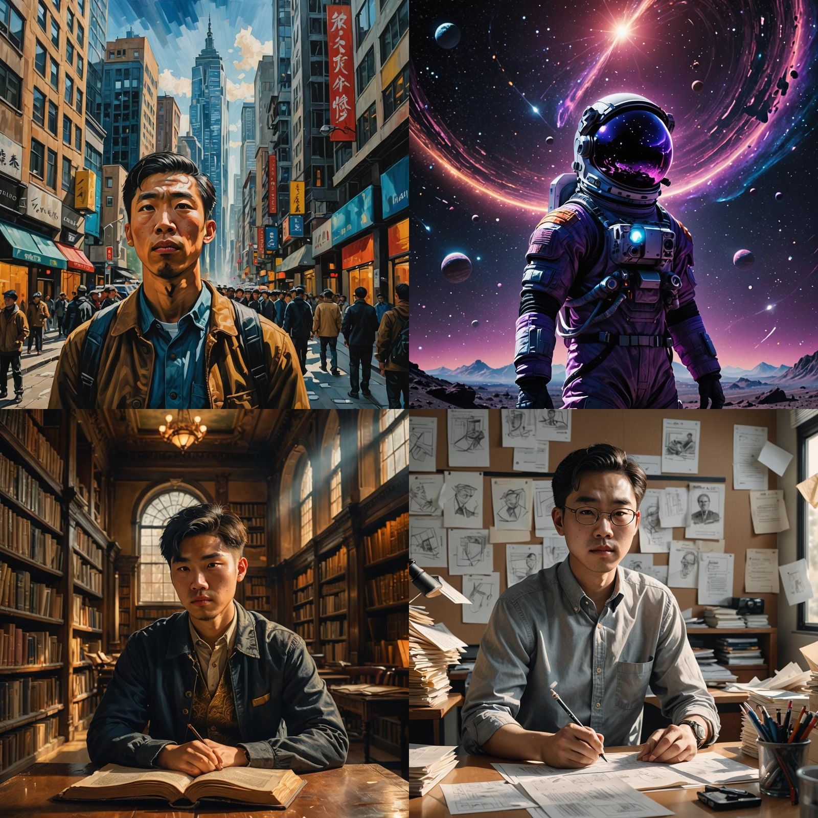 AI Generated Portrait from Simple Prompt