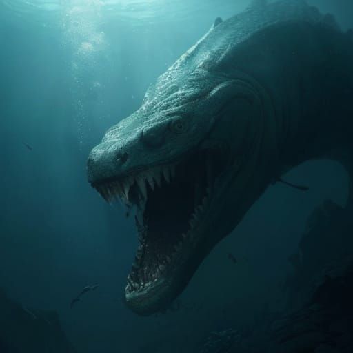 Gargantuan Moray Eel Leviathan Unleashes Terror in the Maria...