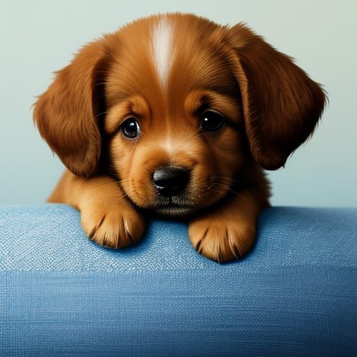Adorable Puppy Portrait