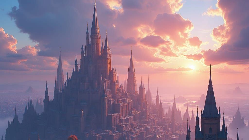 Fantasy Metropolis in Unreal Engine 5