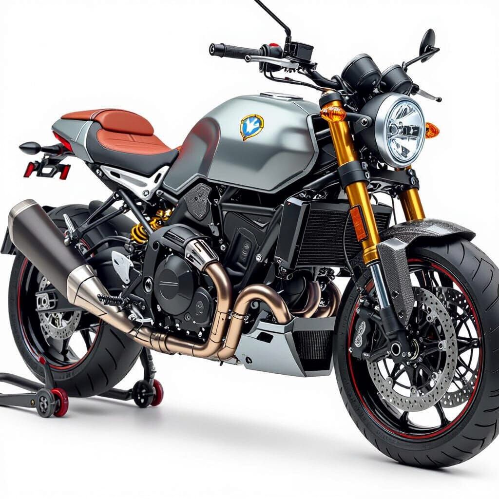 Iron Man Inspired Custom Motorcycle Design