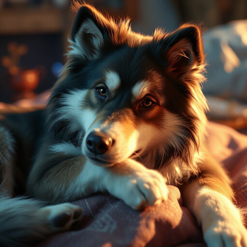 cuddly floofy sheltie snuggle doggy