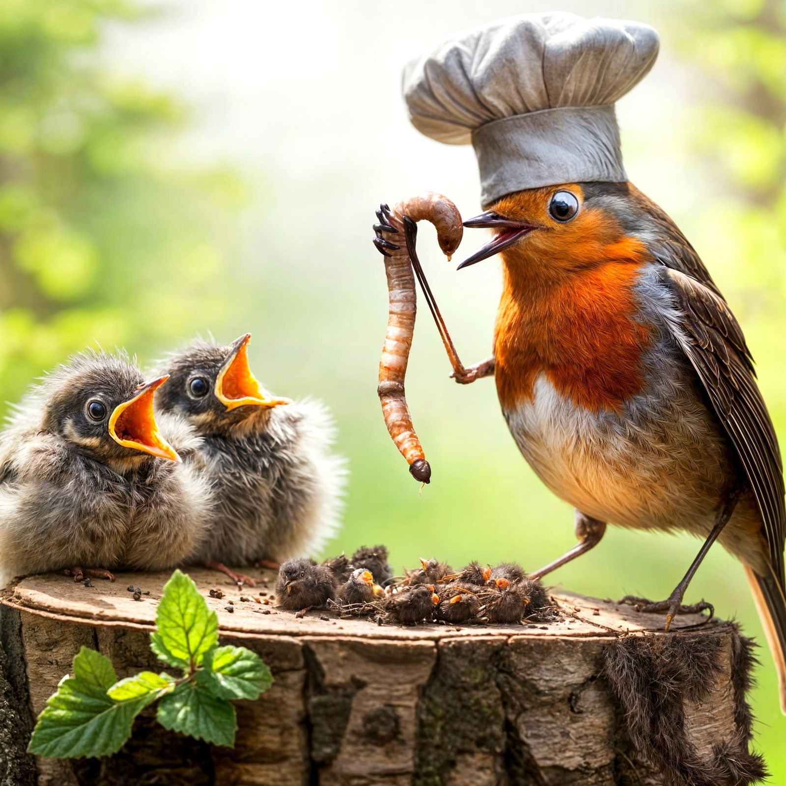 Chef Robin Presents Worm Culinary Masterpiece