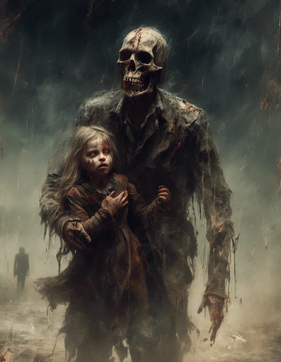 Death Escorts a Child to the Afterlife