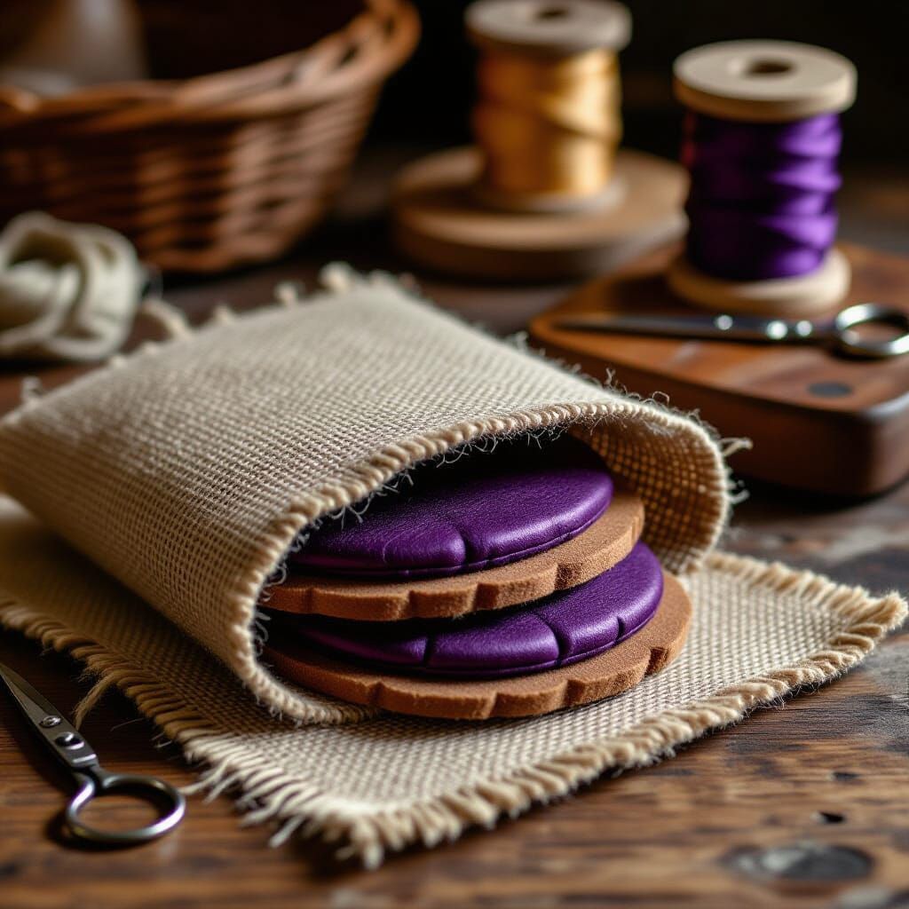 Fabric Peanut Butter and Jelly Sandwich, Storybook Style