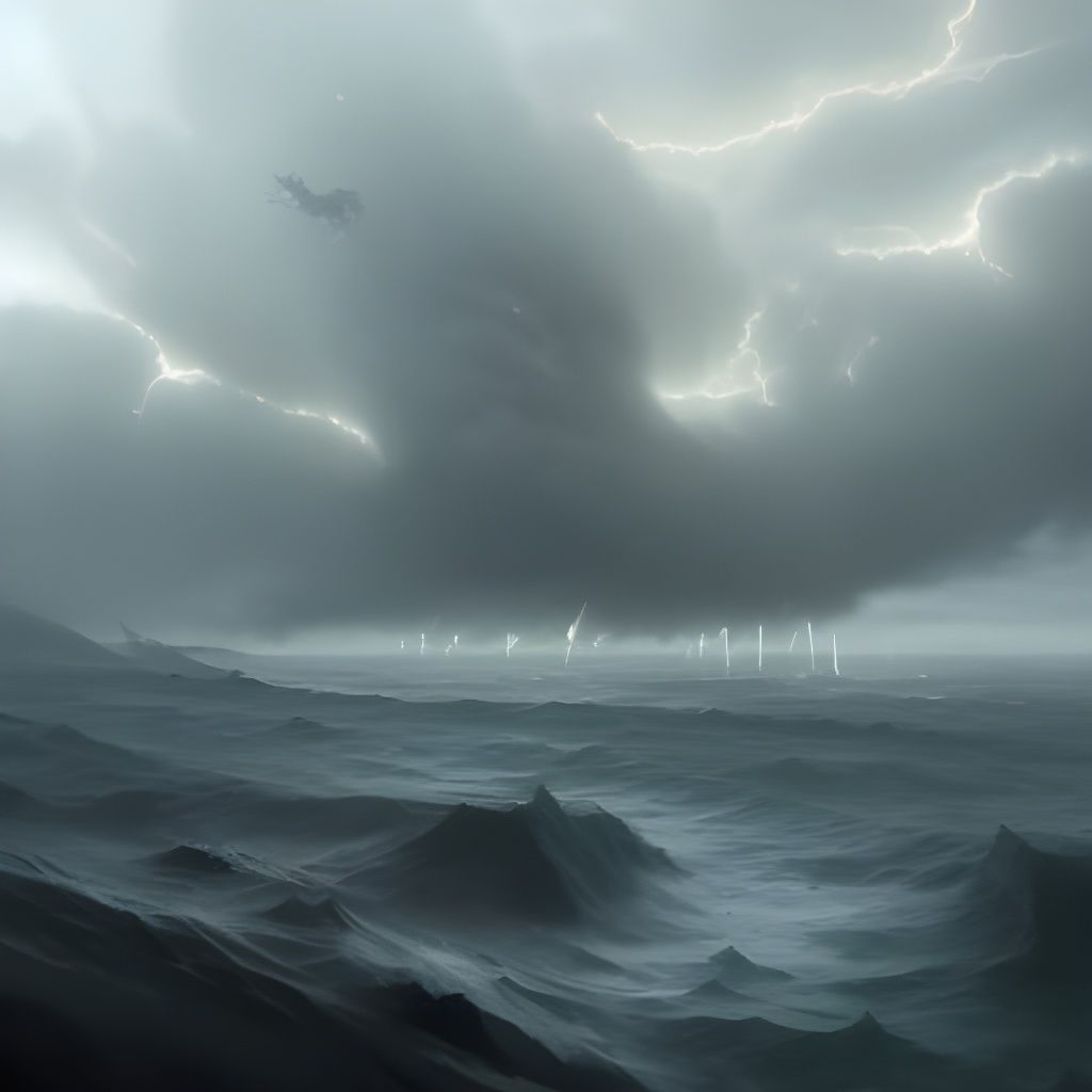 Epic Storm: Furious Sea and Giant Waves