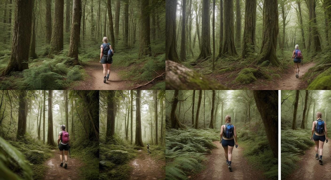 Forest Regeneration: Hiker Captures New Growth