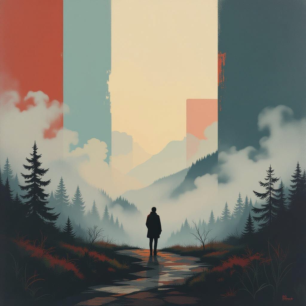 Surreal Misty Air with Forgotten Phrases and Bitter Memories