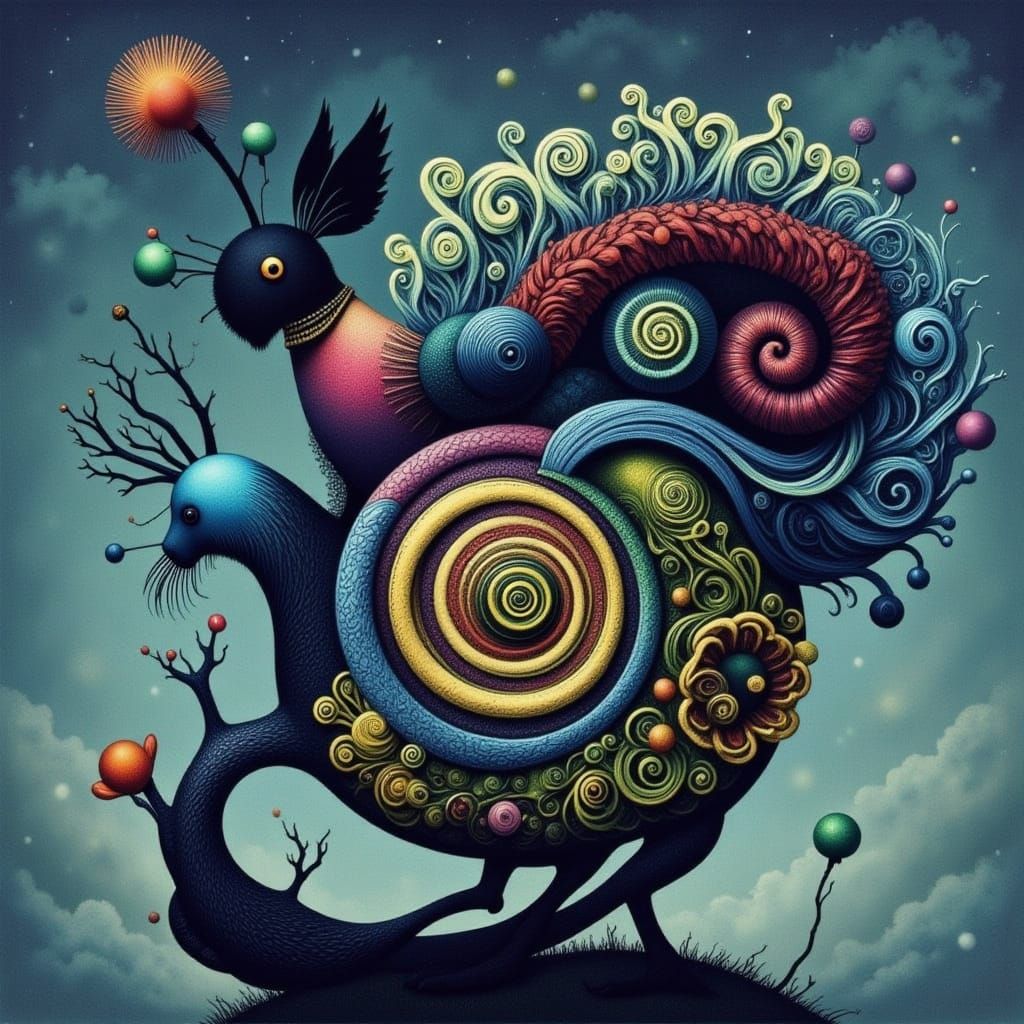 Abstract Color Gradient with Subtle Textures