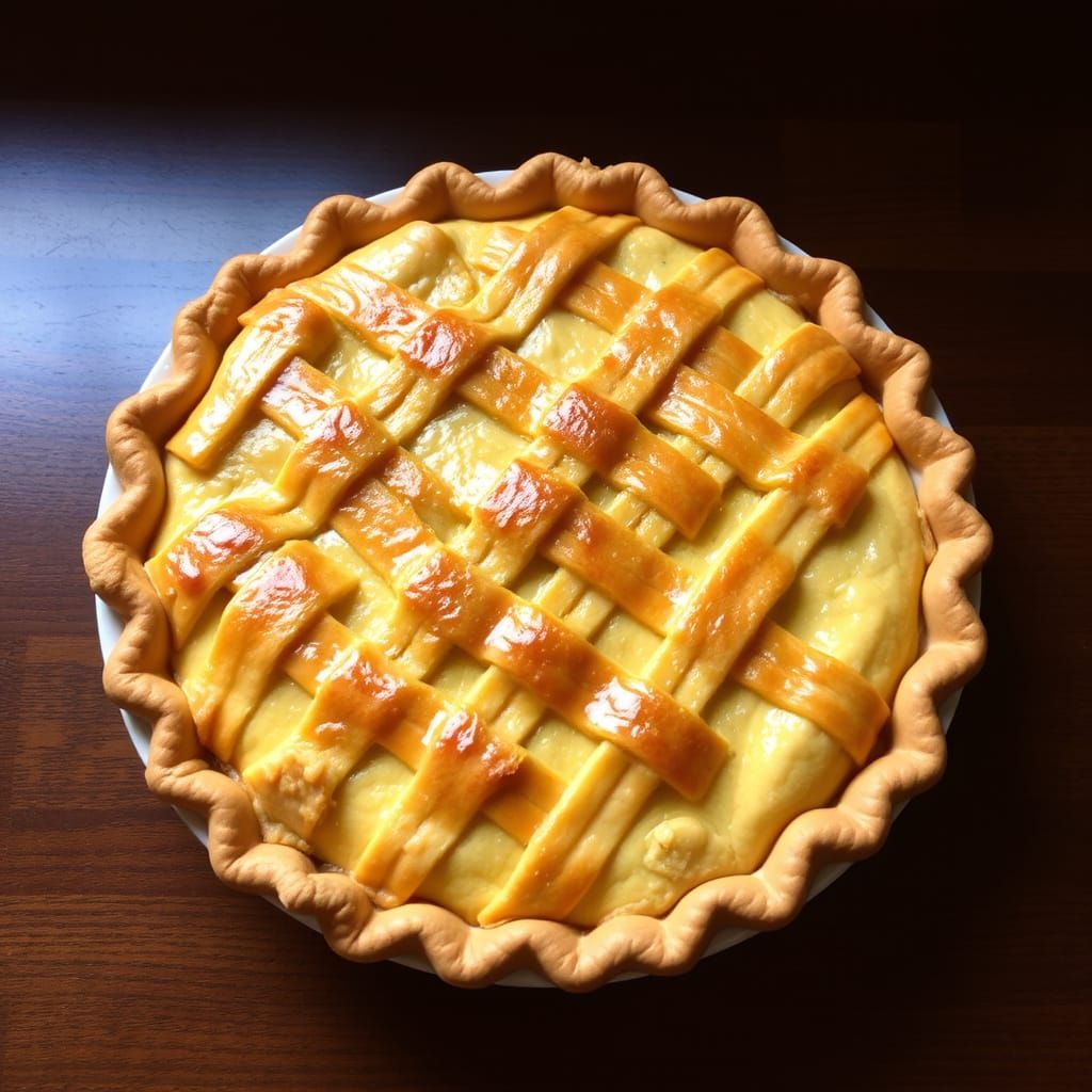 A Delicious Slice of Pie in Whimsical Illustration