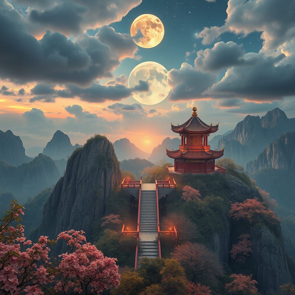 Surreal and Hyperrealistic Panoramic Digital Art