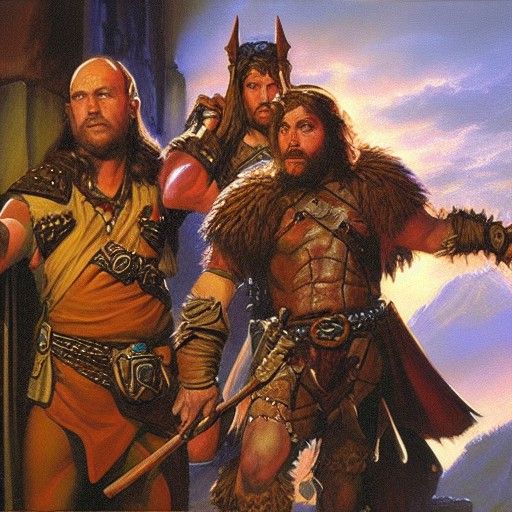 Dungeons and Dragons: Oil Painting