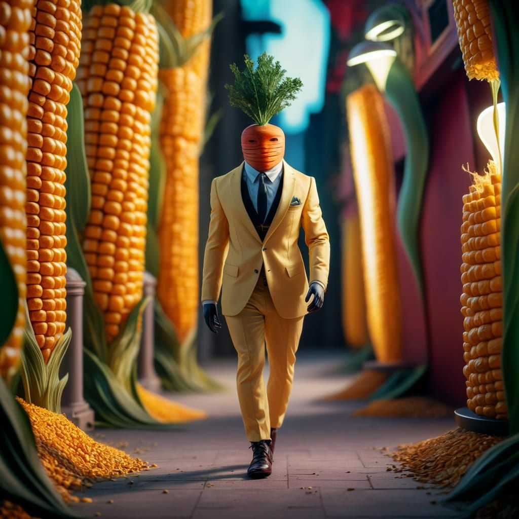 TALK ABOUT A CORNY CITY.