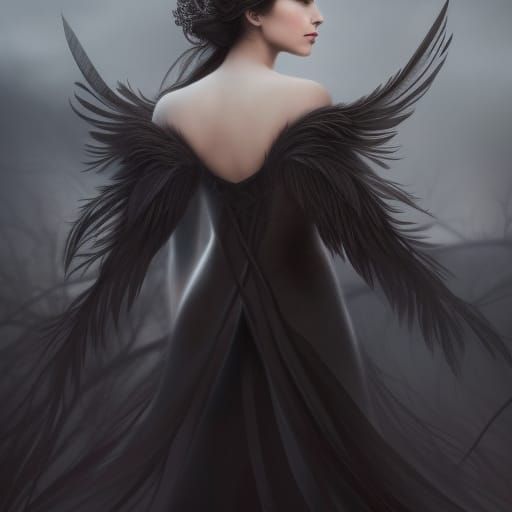 Feathered Queen: Intricate Fantasy Art in Unreal Engine