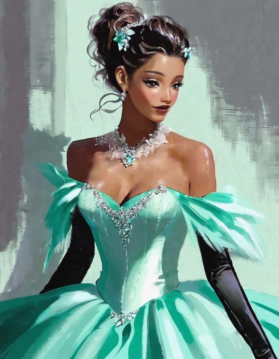 Elegant Ballerina in Soft Focus