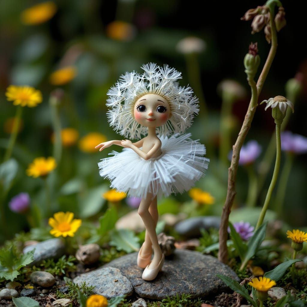 What If a Dandelion Morphed into a Ballerina?