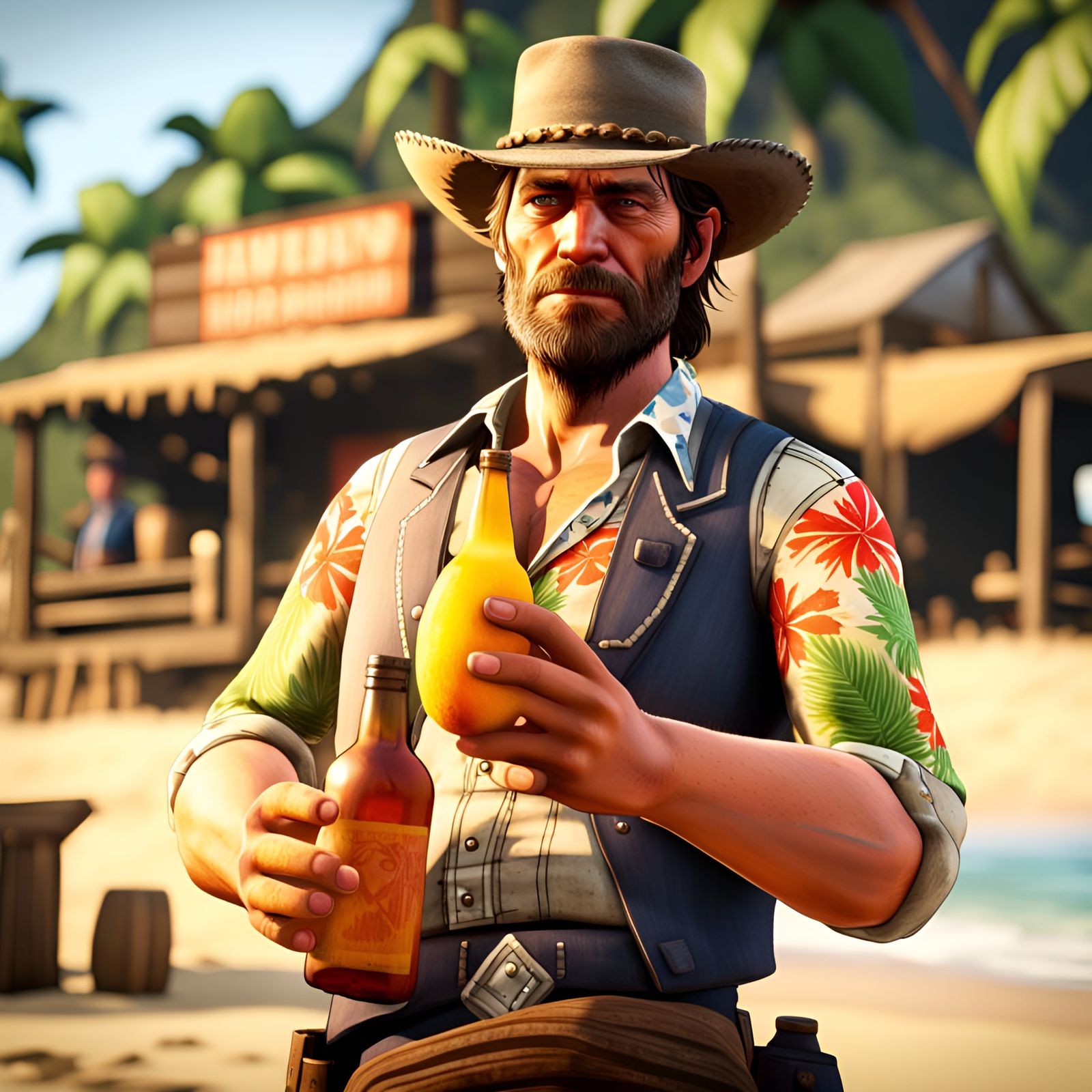 Dutch's Tropical Mango Getaway in Red Dead Style