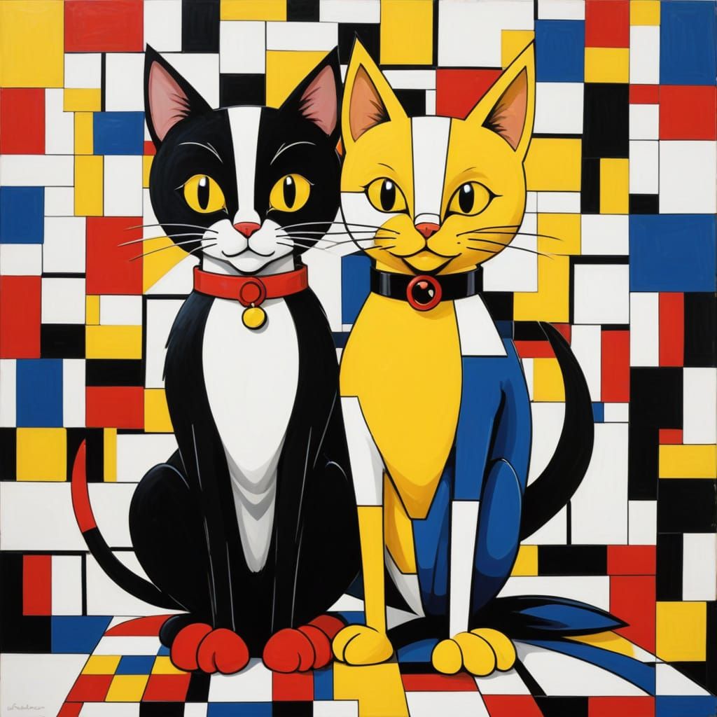 Tweety and Sylvester in Geometric Abstraction