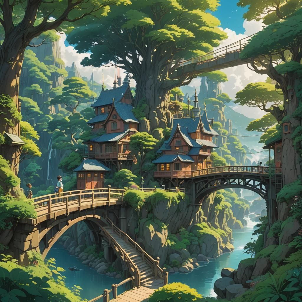 Magic Kingdom: Studio Ghibli Anime Key Visual