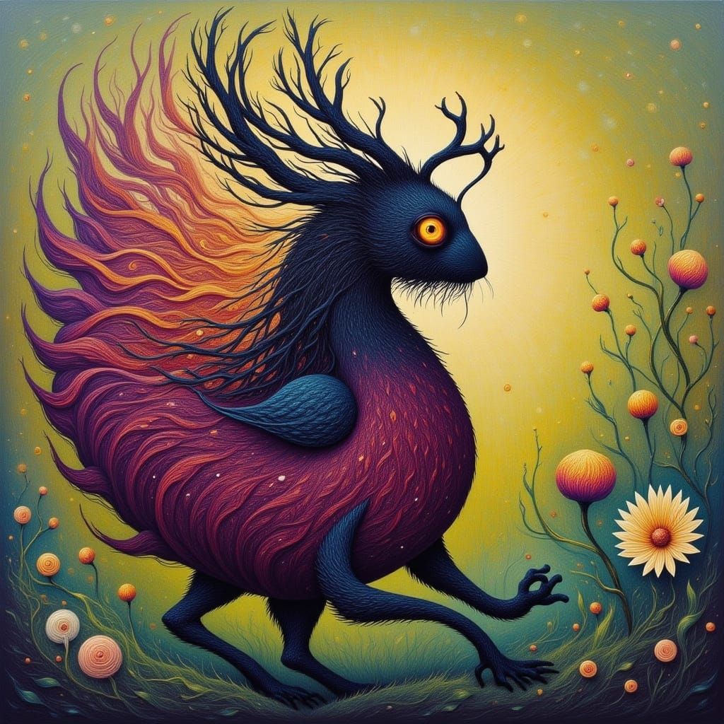 Abstract Geometric Design with Intricate Patterns