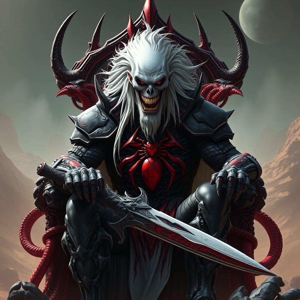 Knull God of Symbiotes on Klyntar Throne