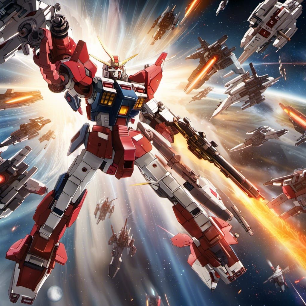 Gundam space war 🔫🔥🌌