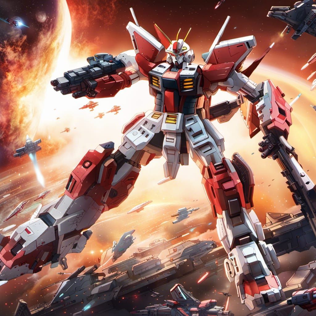 Gundam space war 🔫🔥🌌