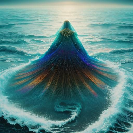 Cosmic River Flows to Astral Ocean: Holographic Illustration