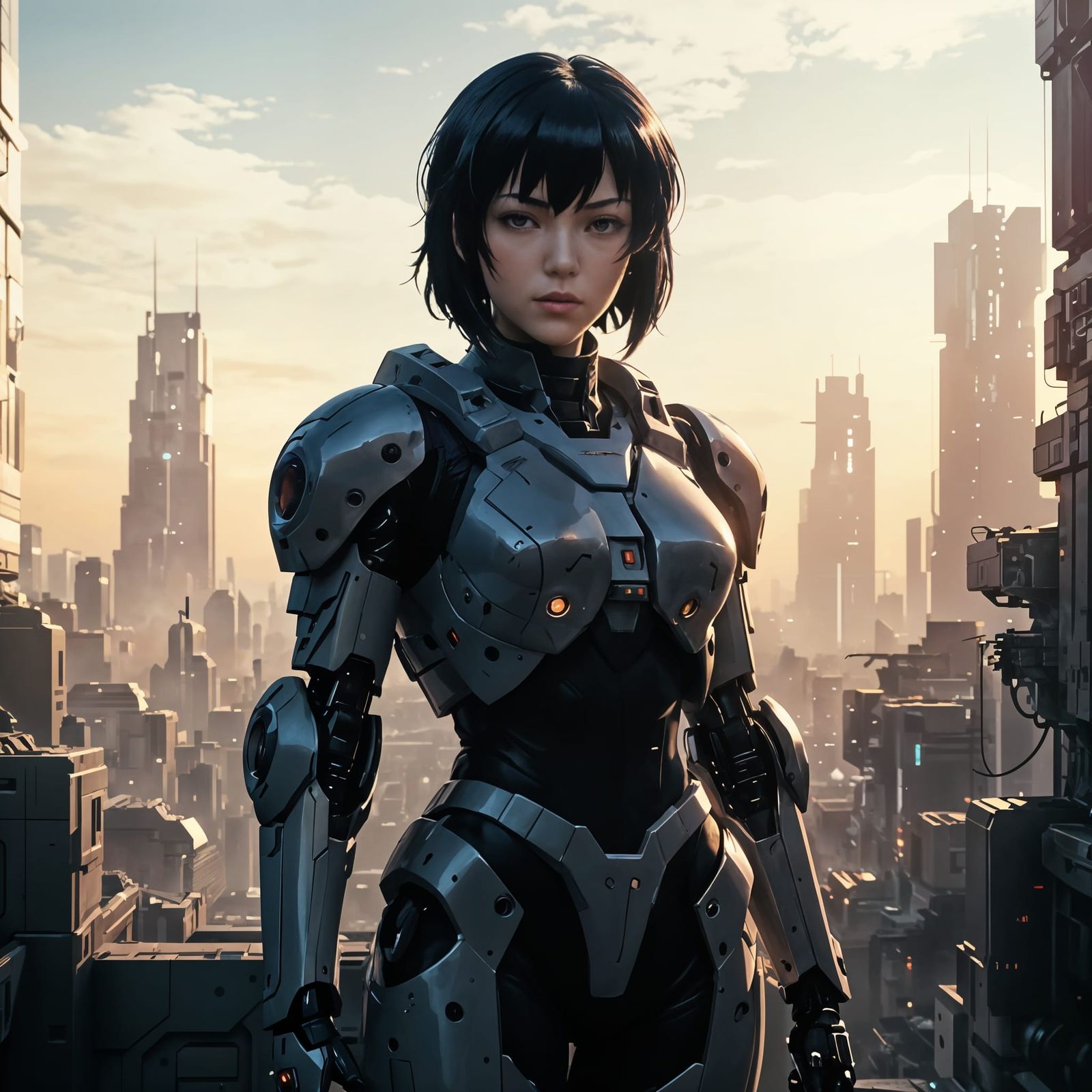 Motoko Kusanagi: Cyberpunk Anime Character