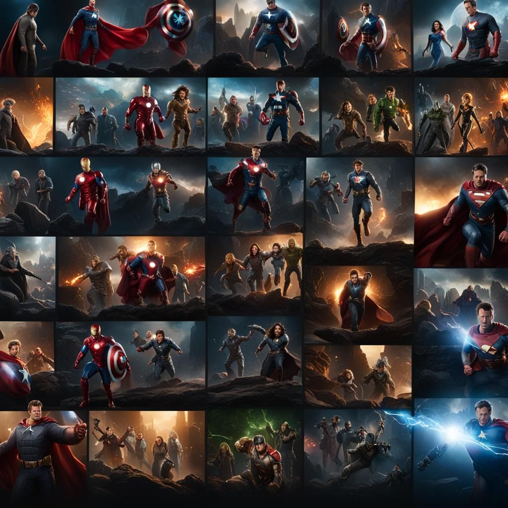 Marvel and DC Universe Fusion in Photorealistic CGI